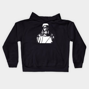 Vaporwave Genghis Khan 4215 Ulaanbaatar Kids Hoodie